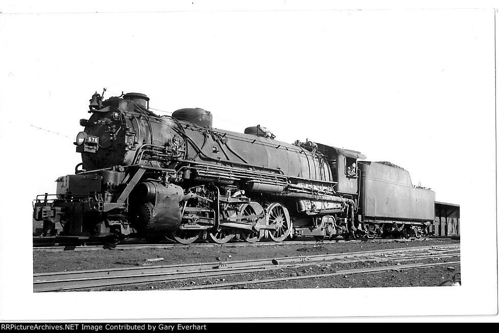 CIL 2-8-2 #576 - Chicago, Indianapolis & Louisville (Monon)